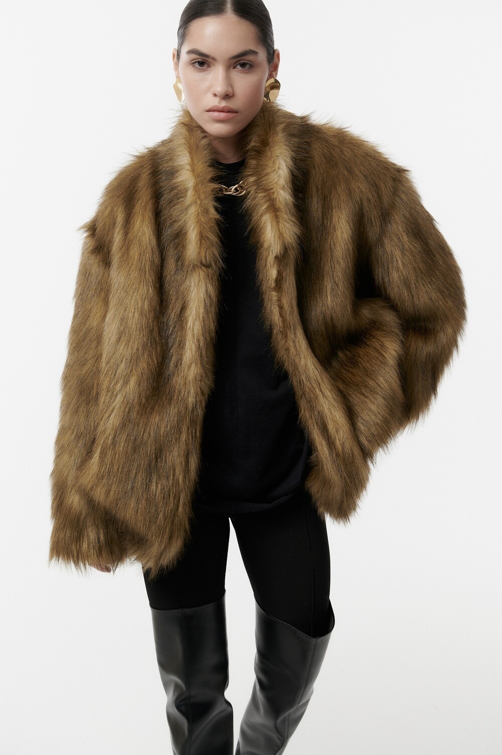 Fur coat short Monica